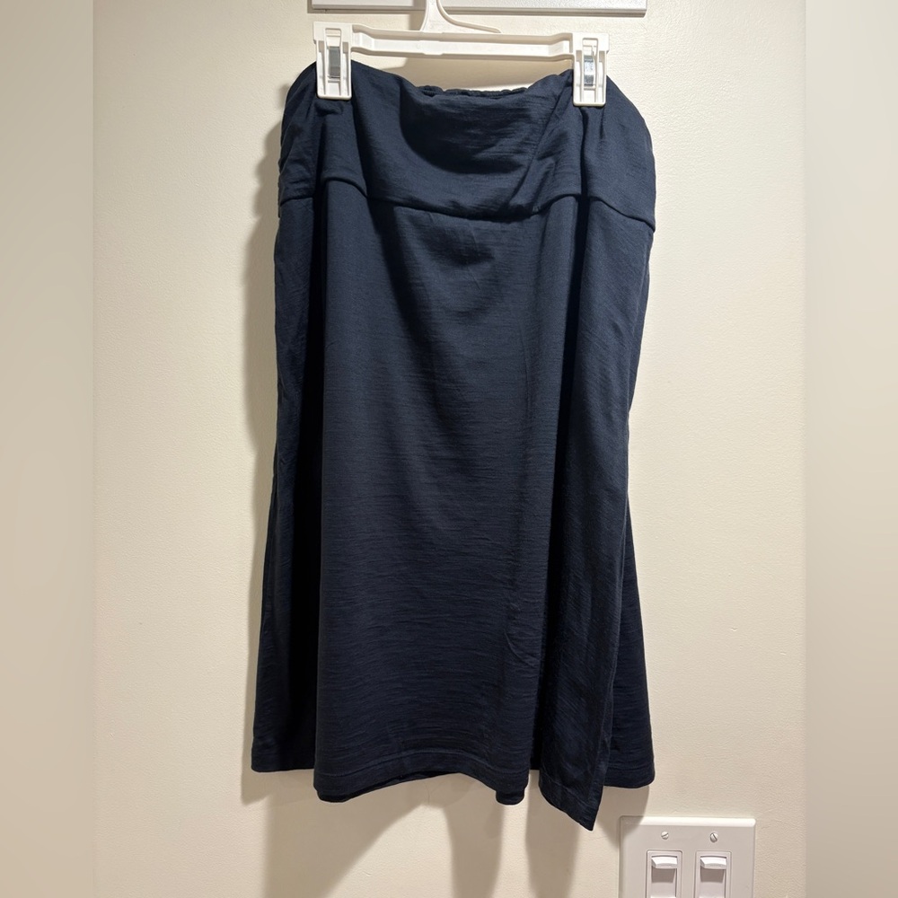 Wool& Helena Skirt in Washed Navy - XL
